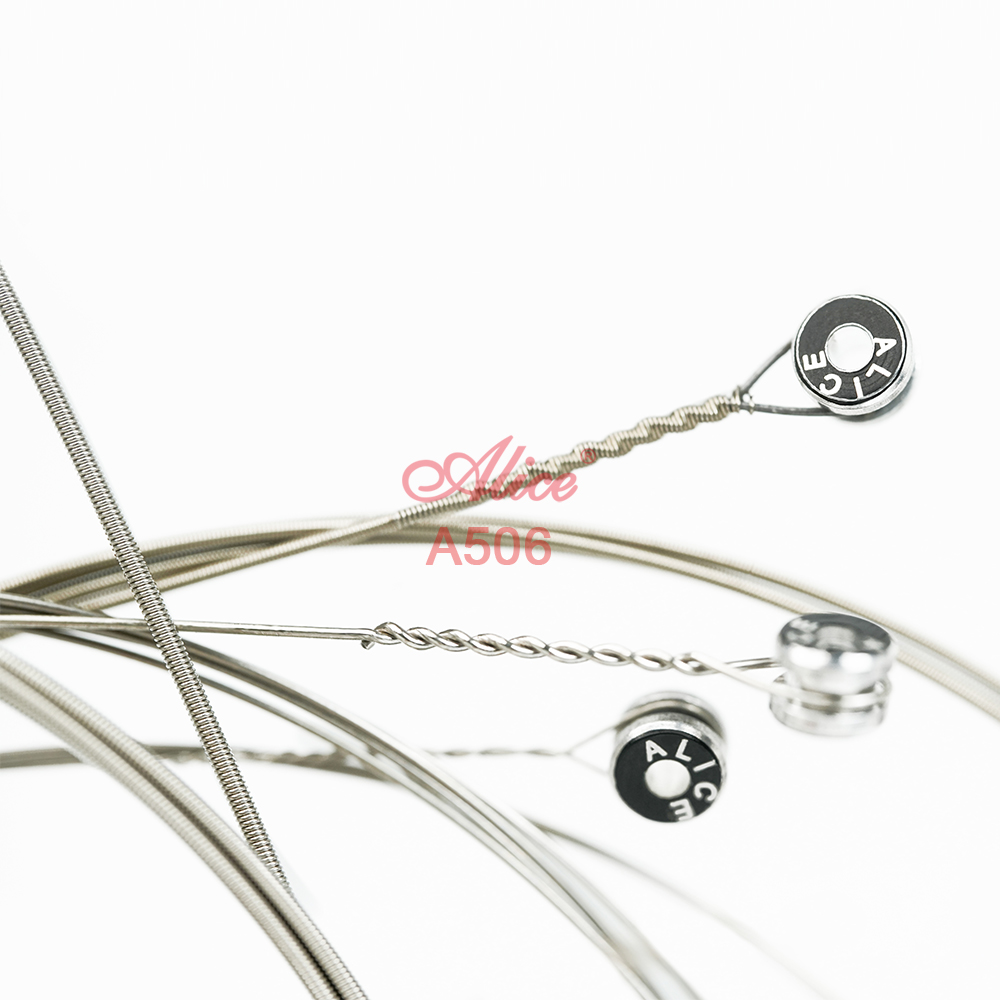 Combo 5 Bộ dây đàn Guitar Điện (Electric) - Alice A506 - Plated Steel Plain String, Nickel Alloy Winding - Hàng chính hãng