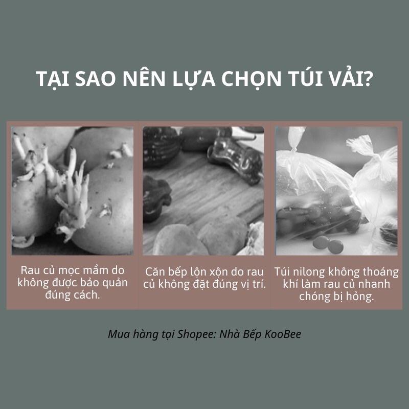 Túi Đựng Hành Tỏi , Túi Đựng Mỹ Phẩm Treo Tường Tiện Dụng