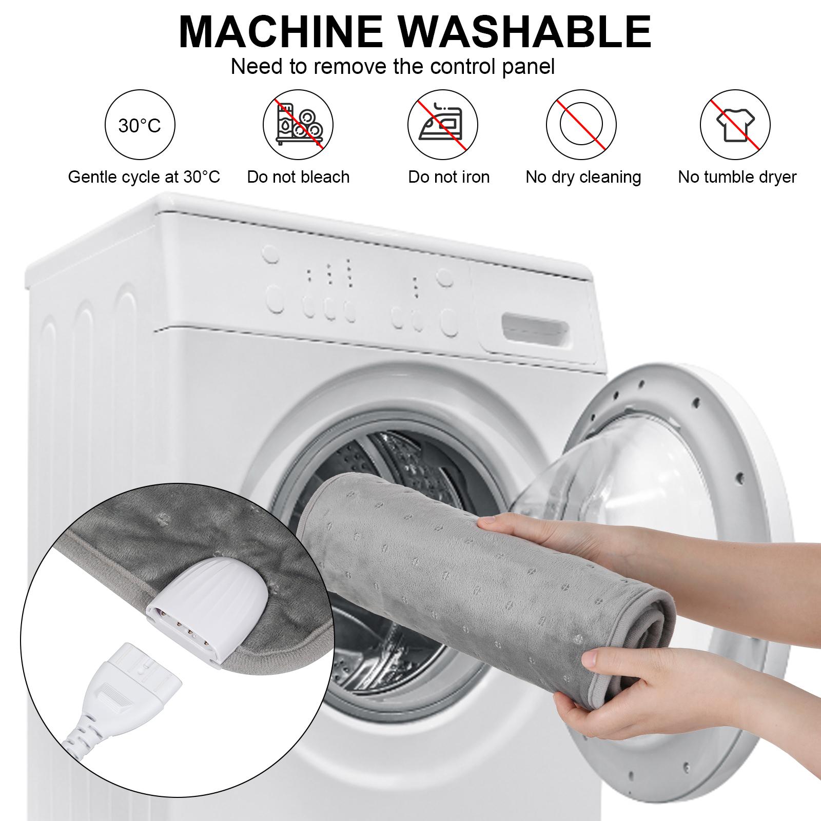 Electric Heated Warmers Washable Electric Heating Pad 6 Heating Settings Cozy Electric Blanket for Feet Hands Back Home Office