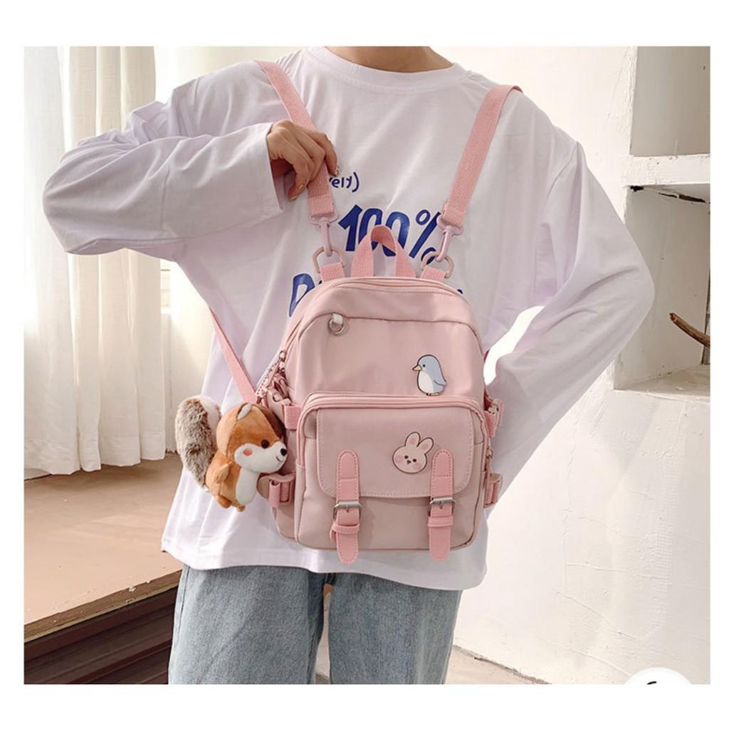 Balo Mini + TẶNG STICKER Balo Ulzzang cao cấp Chống Nước - B06