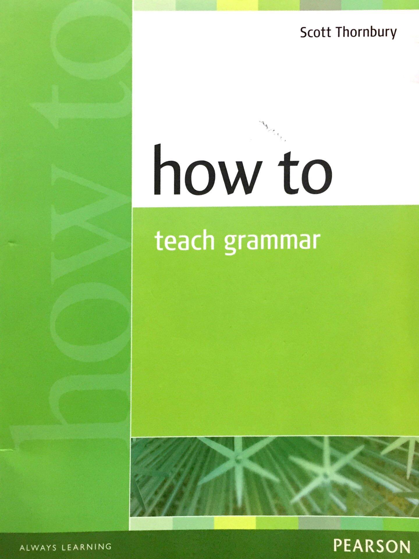 How To Teach Grammar