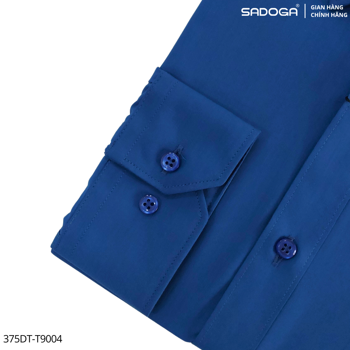 Áo Sơ Mi Sadoga Trơn Màu Dáng Regular Fit, Vải Mềm Mịn, Thoáng Khí T9004