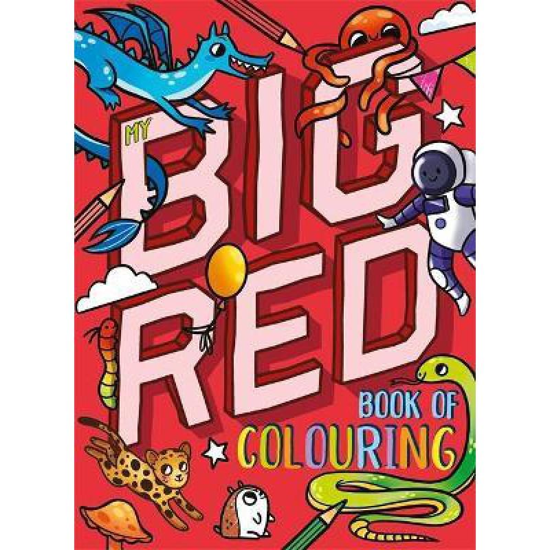 Sách tô màu My Big Red Book Of Colouring