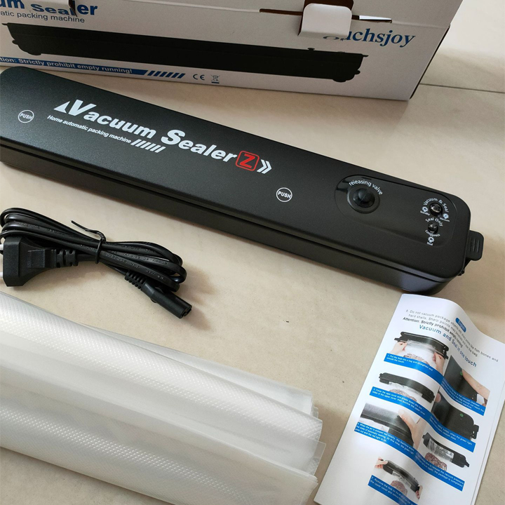 Máy hút chân không hàn miệng túi bảo quản thực phẩm đa năng tặng kèm túi
