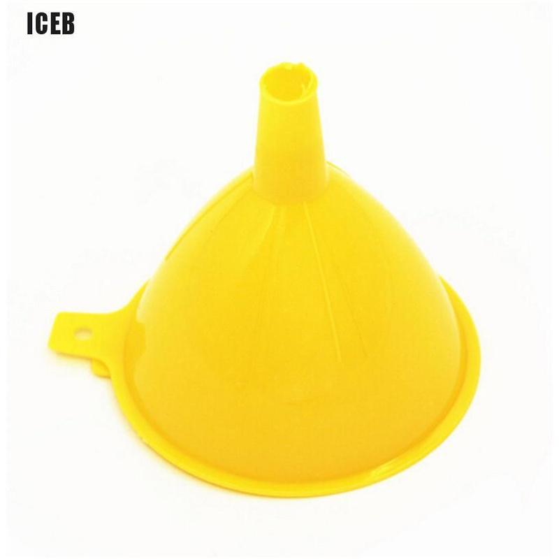 iceb 3Pcs Plastic Funnel Kitchen Home Tool Lab Car Gadget Liquid Water Oil Fill Tools