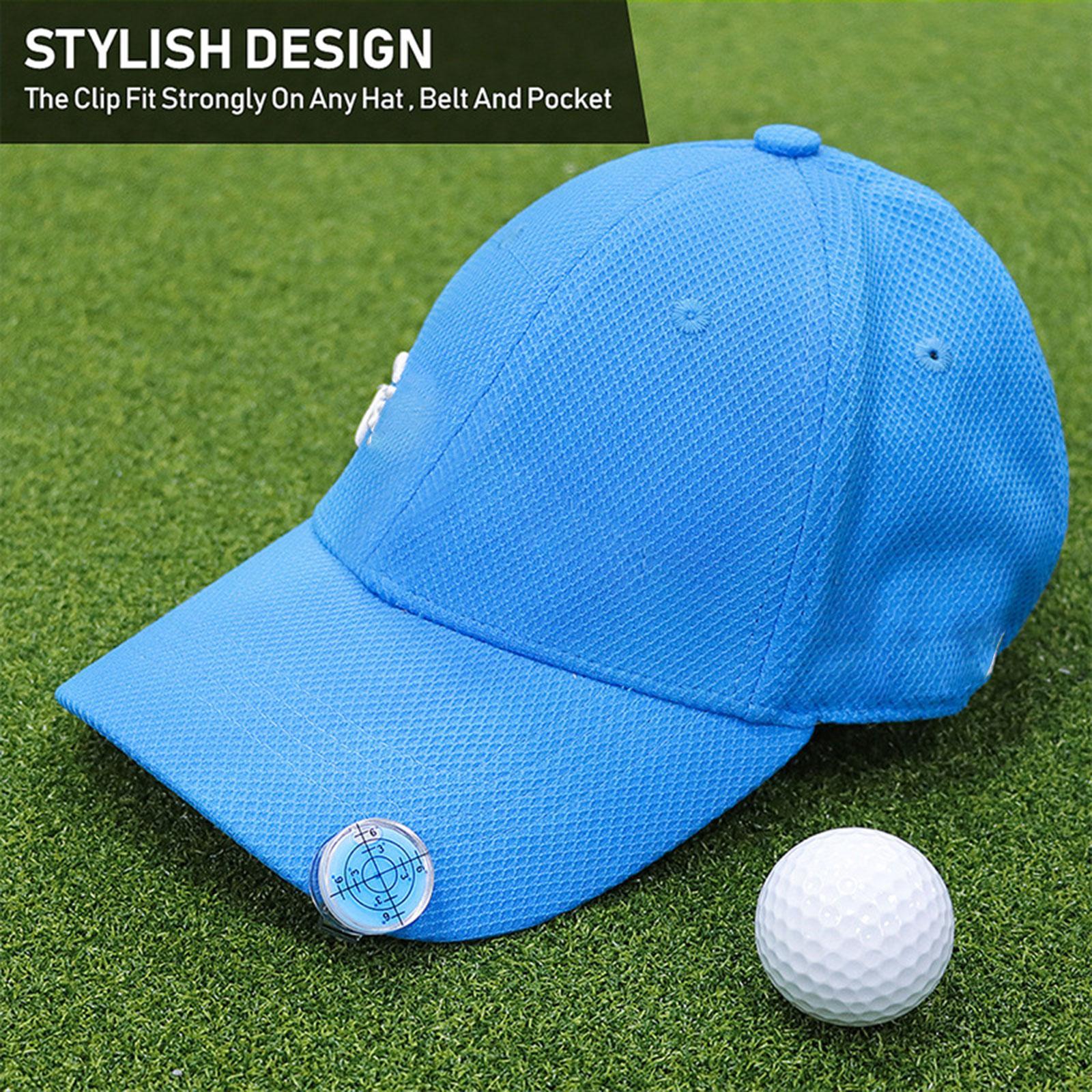 Golf Ball Marker Golf Hat Clip Putting Aid Ball Mark for Outdoor Golfer Gift