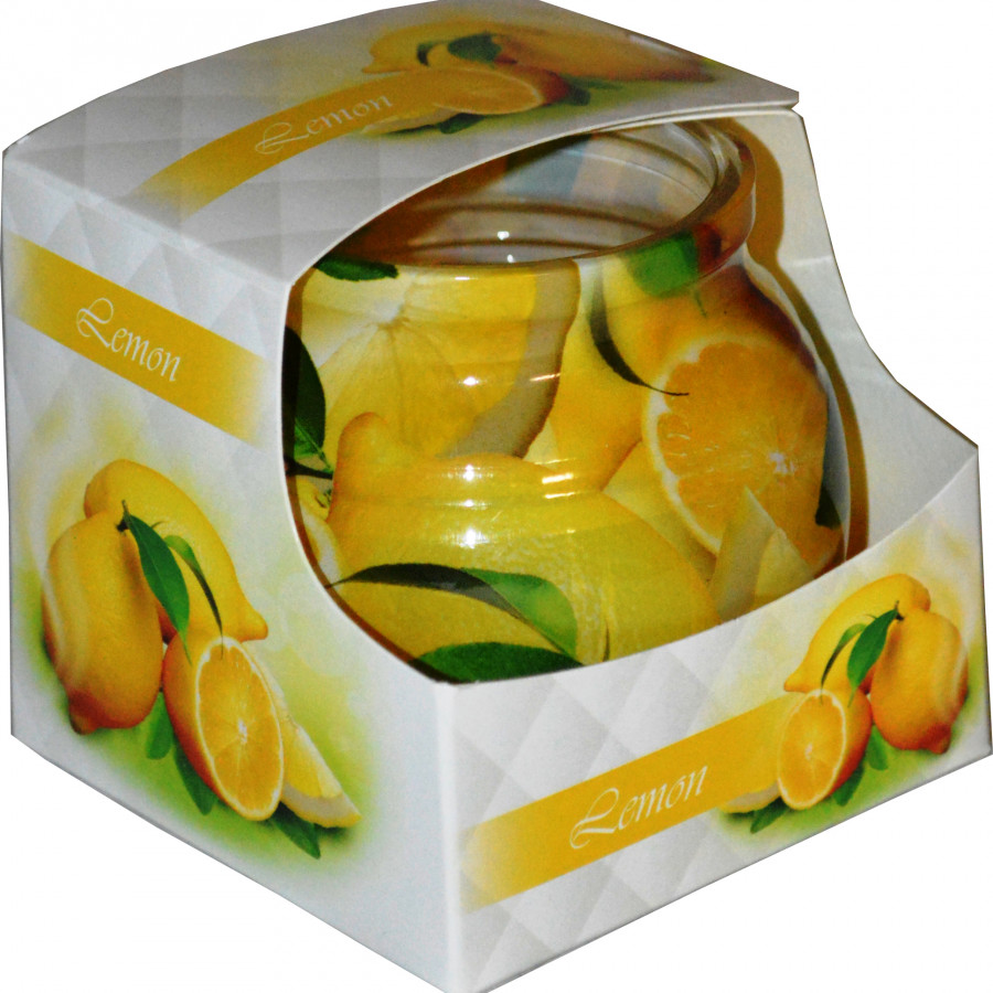 Ly nến thơm Admit ADM0541 Lemon 80g (Hương chanh tươi)