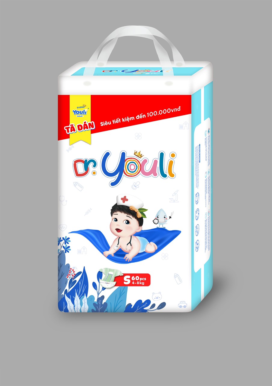 TÃ DÁN DR.YOULI CHĂM SÓC CHUẨN Y TẾ SIZE S60/M52