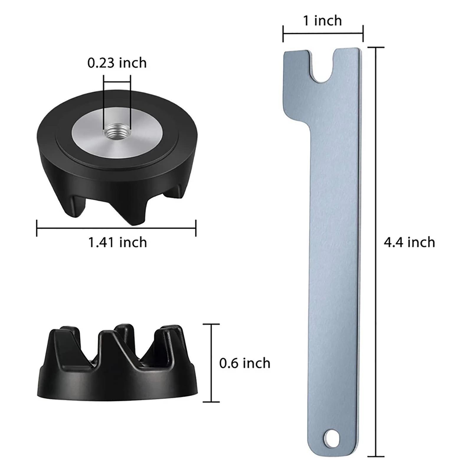 3Pcs Blender Drive Coupling WP9704230 with Wrench AP6013694 Repair Tool