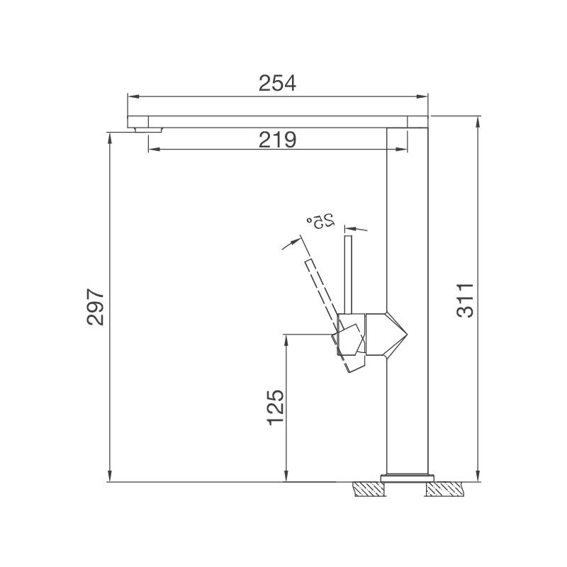 Vòi Rửa Chén Malloca K061-S - 2 Nguồn Nóng Lạnh - Chất Liệu Inox 304 - Hàng Chính Hãng