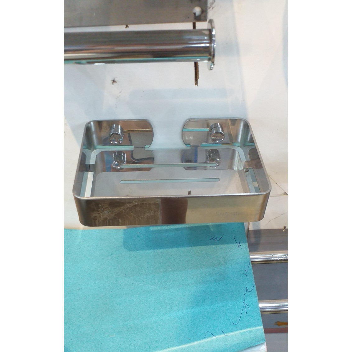 KỆ XÀ PHÒNG HÌNH CHỮ NHẬT INOX304