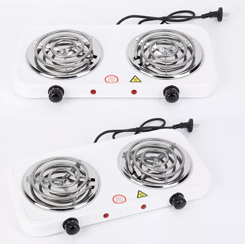 Bếp điện từ có thể điều chỉnh nhiệt độ Portable Electric 2000W Double Stove