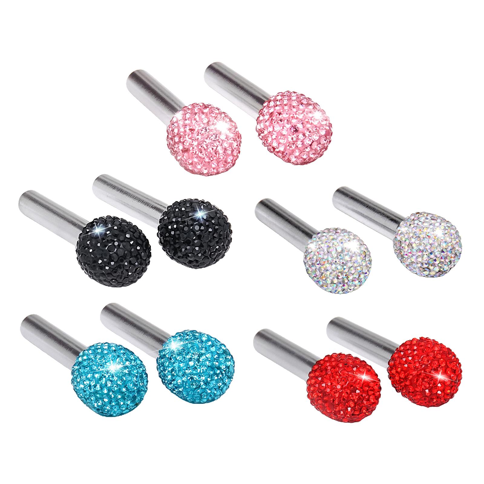 2pcs/Pack Bling Car Door Lock Pull  Auto Interior Trim