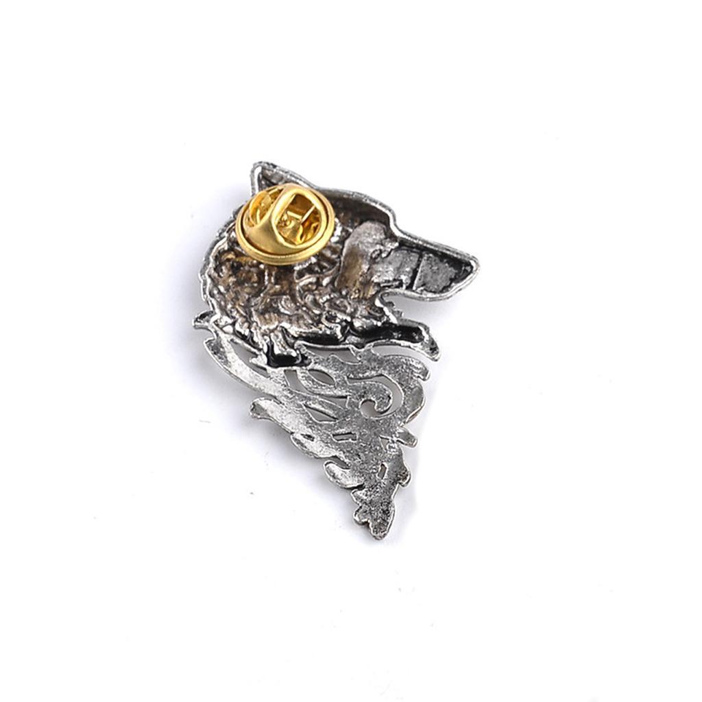 Punk  Label Pin Badge Button Men Collar Clip Pin Brooch T-shirt