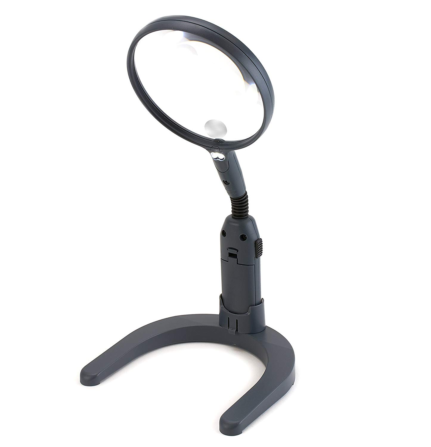 Kính lúp có đèn đa năng để bàn, cầm tay MagniLamp GN-55 - Hàng chính hãng