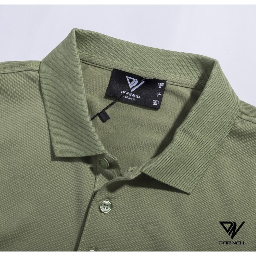 Áo thun polo nam cao cấp họa tiết kẻ ngang chất cotton mềm mịn thấm hút mồ hôi chính hãng DARNELL DN0BE1