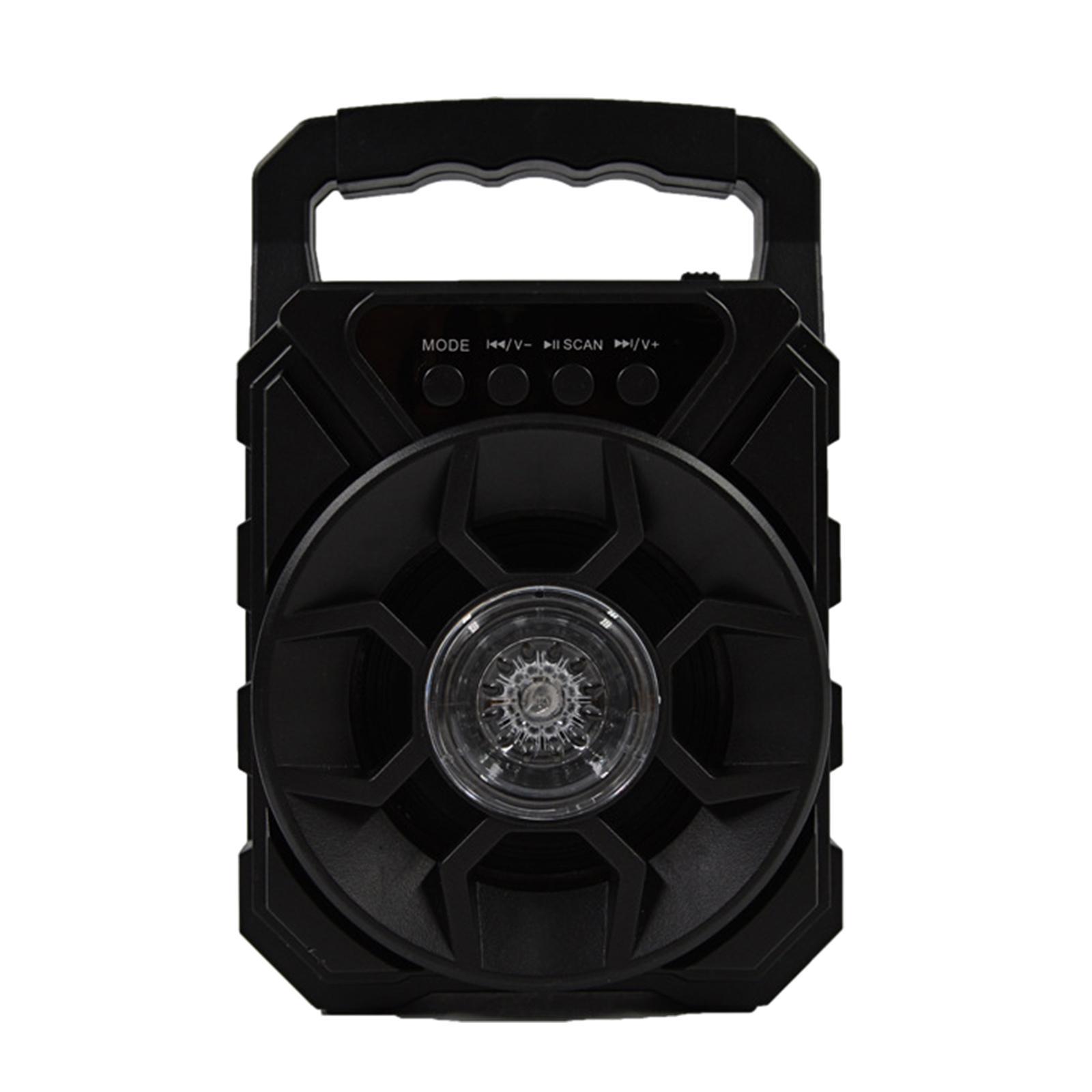 Portable Disco Subwoofer Bluetooth Speaker Rechargeable Blue