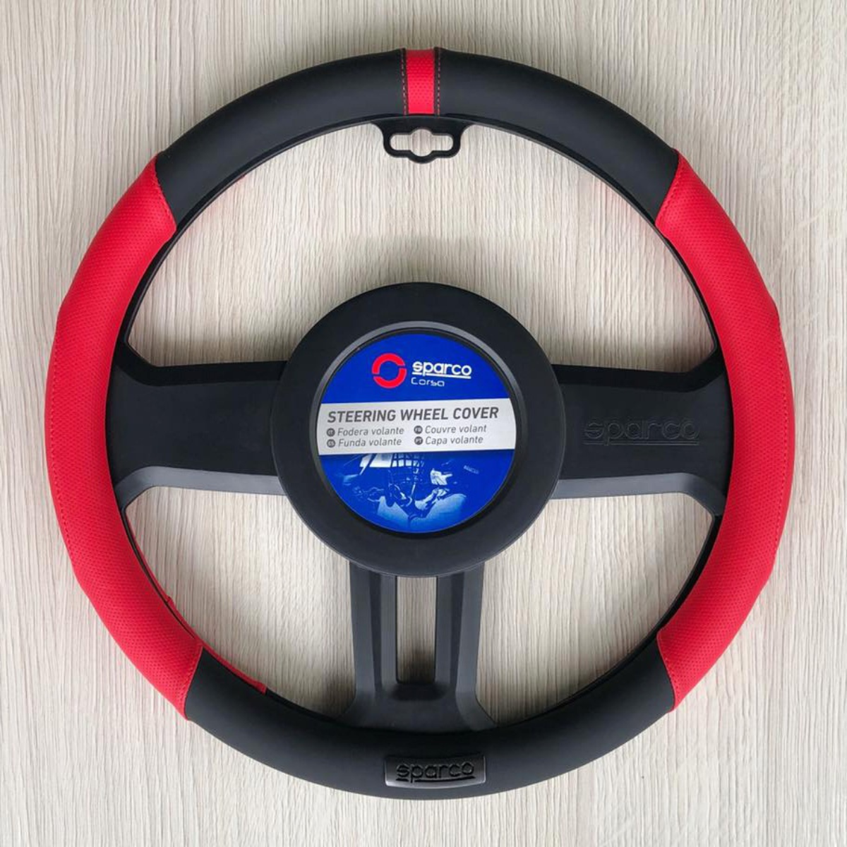 Bọc vô lăng ô tô xe hơi Sparco cao cấp đường kính 38cm phù hợp xe 4,5,7 chỗ bán tải