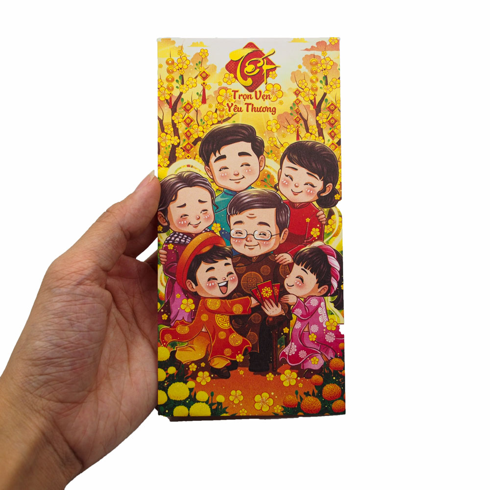 Gia đình hạnh phúc - Set 6 bao lì xì