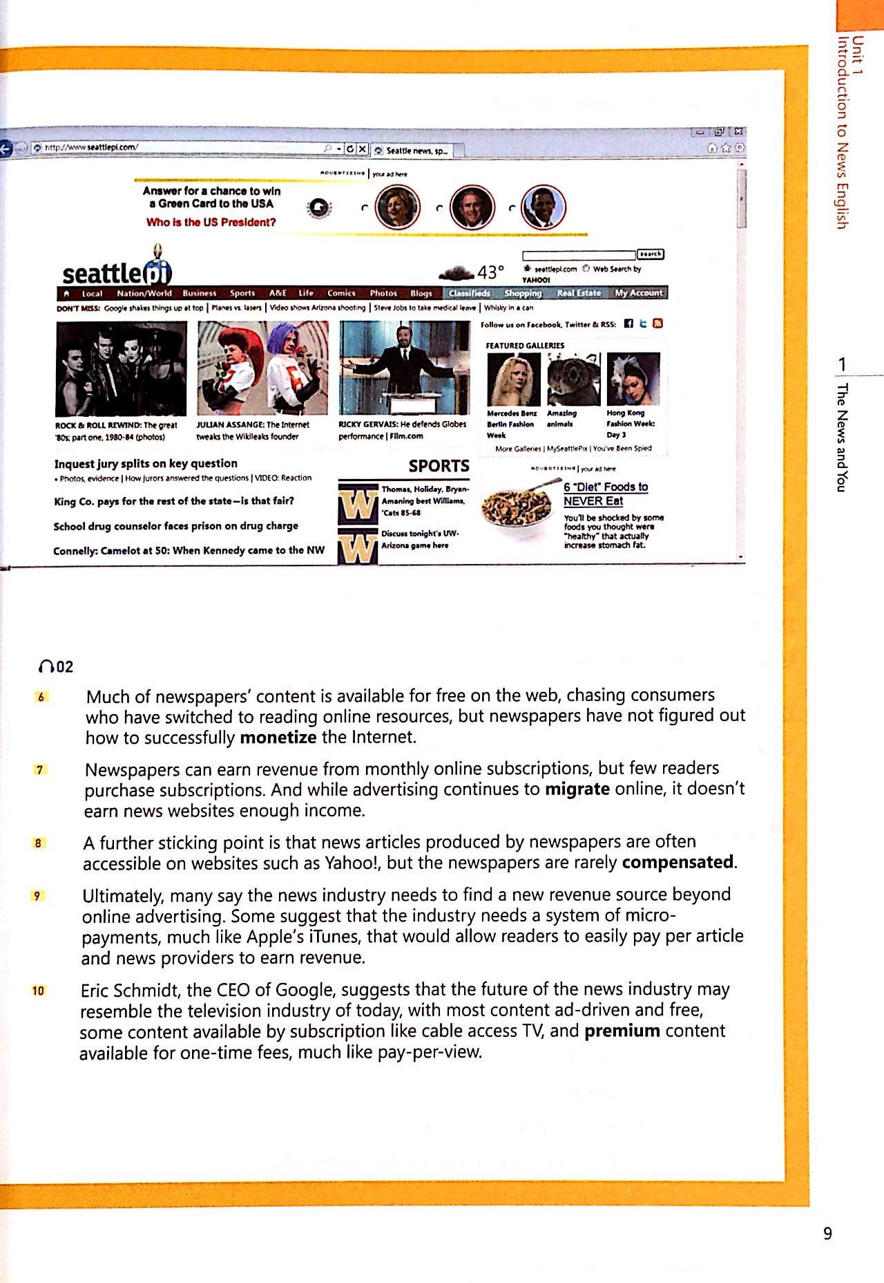 Sách Breaking News English (Kèm file MP3) - ảnh 9