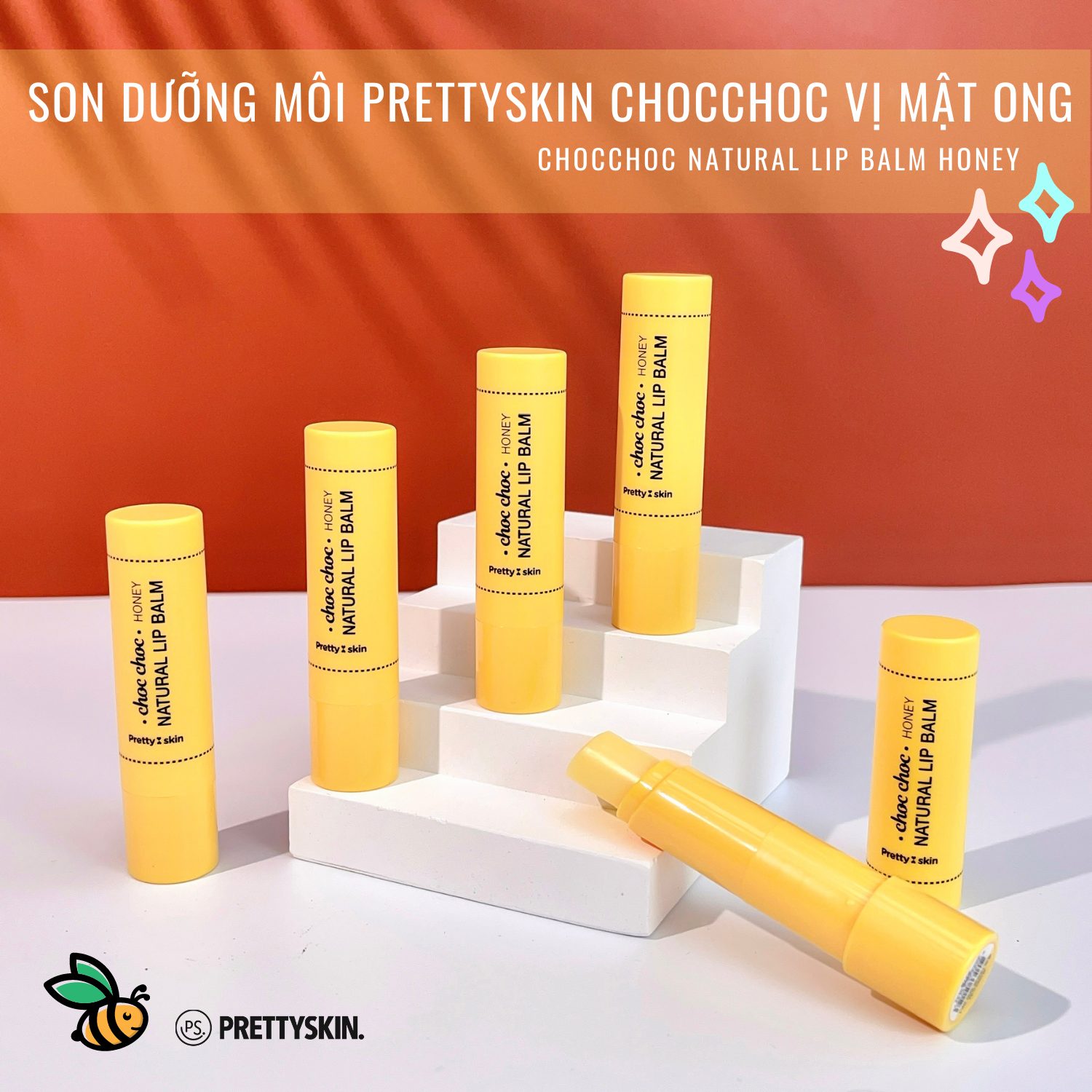 Son dưỡng môi Prettyskin CHOC CHOC NATURAL LIP BALM