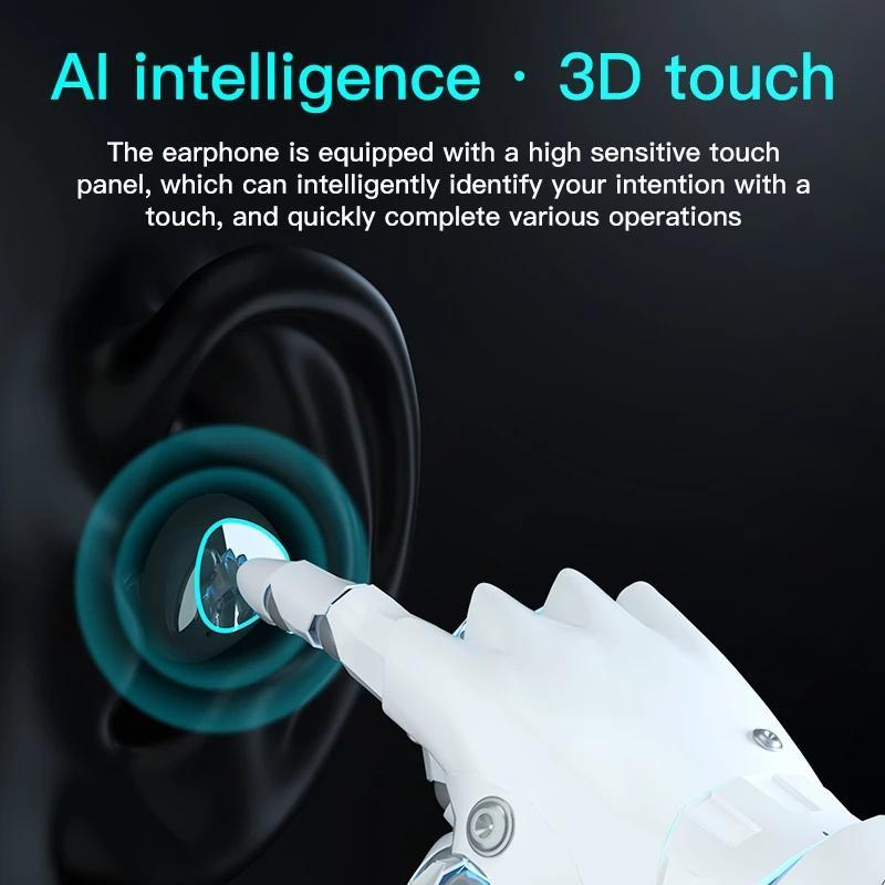 Tai Nghe Không Dây Bluetooth 5.1 Chống Thấm Nước Điều Khiển Cảm Ứng Tzzzl M10 TWS Kèm Hộp Sạc
