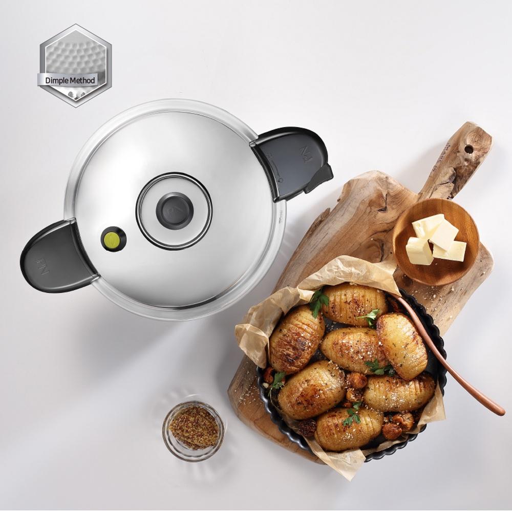Nồi áp suất Inox đáy 3 lớp hiệu PoongNyun HNVPC-06 - Hàng chính hãng