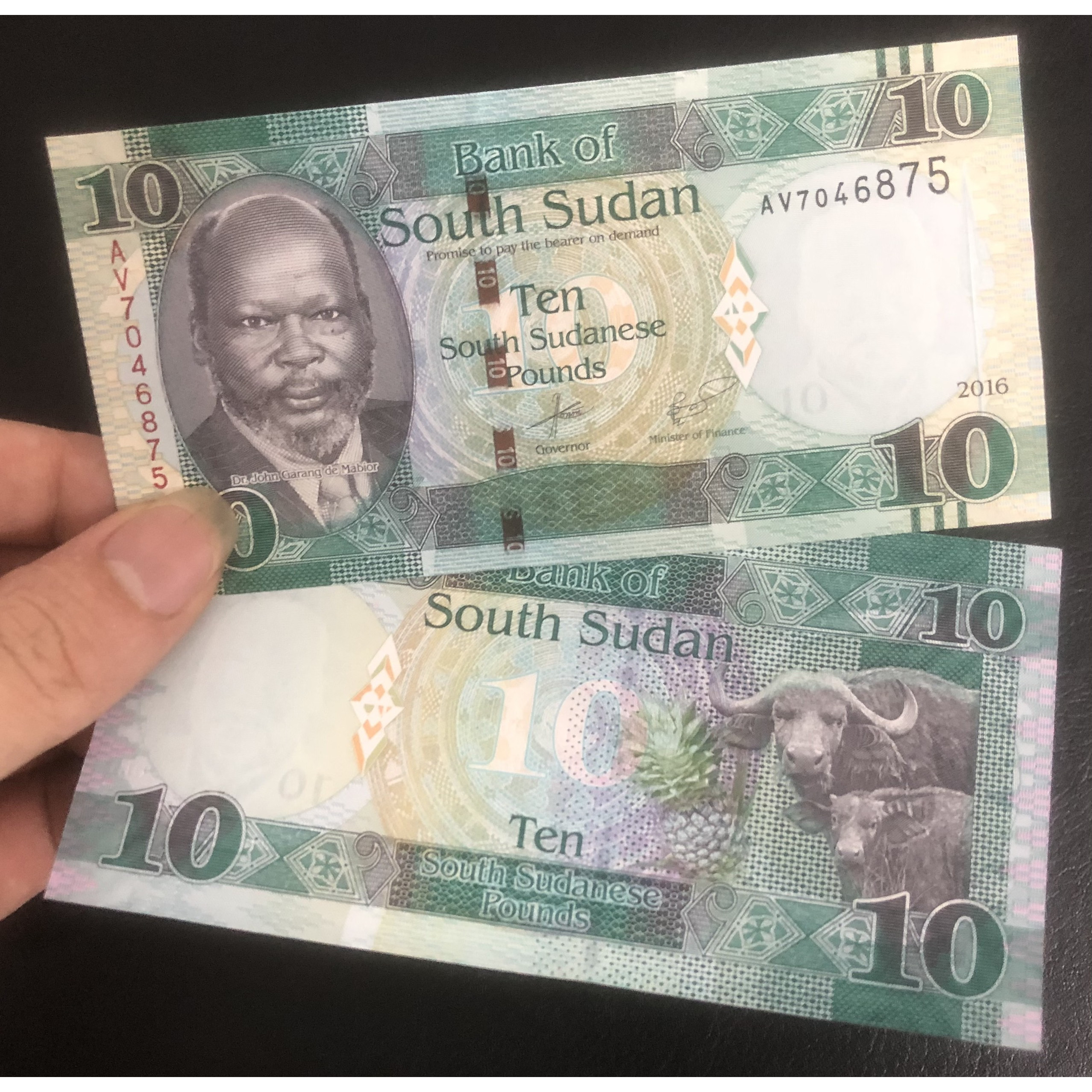 Tiền thế giới 10 pound Nam Sudan, quốc gia non trẻ nhất thế giới
