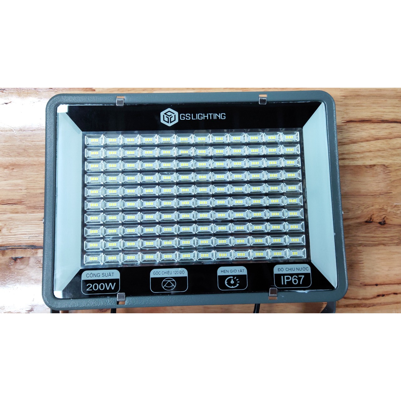 Đèn pha năng lượng mặt trời 200W GSlighting ( solar flood light)