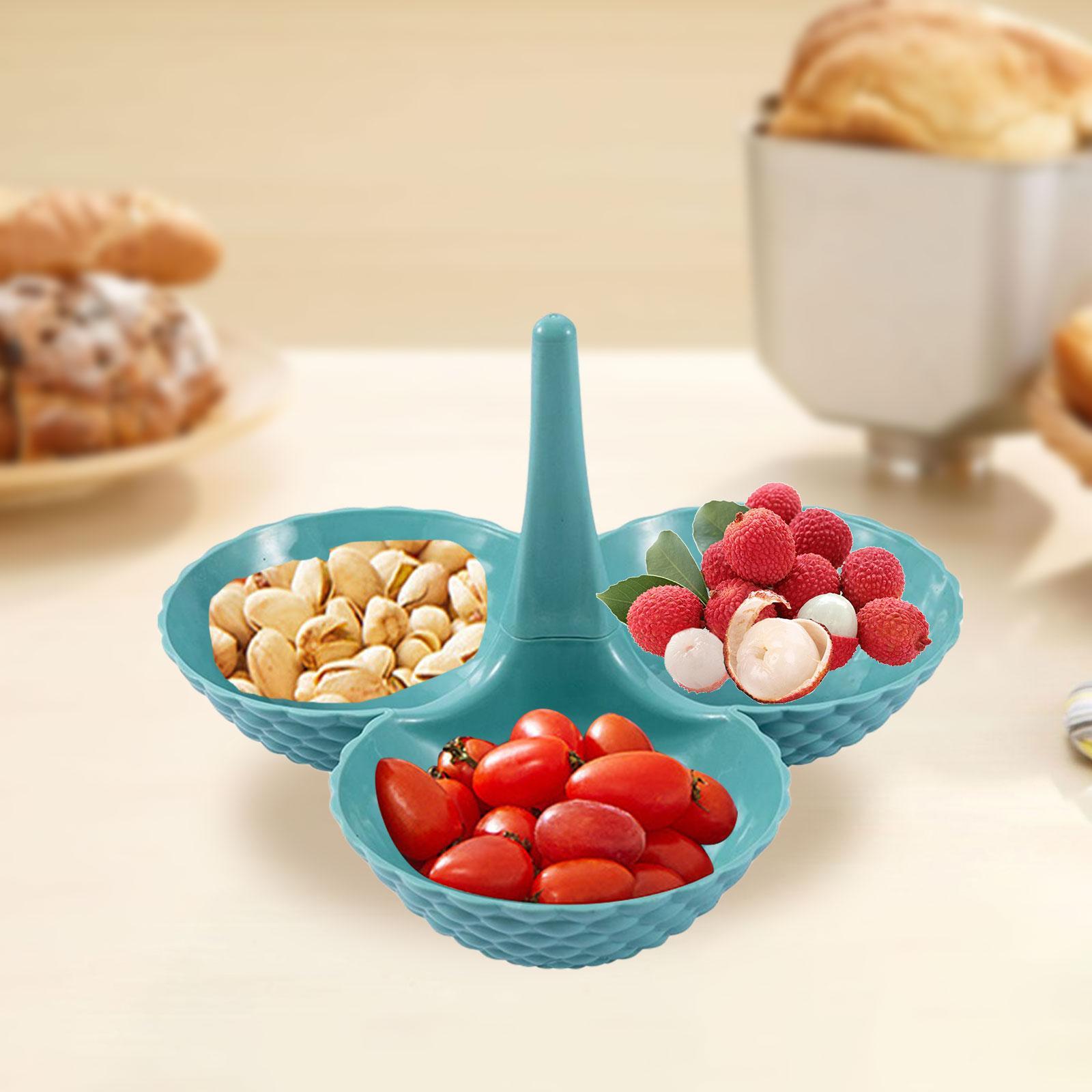 2x Fruit Tray Tea Snack Tray Cake Stand Superimposed Hotel Wedding Home