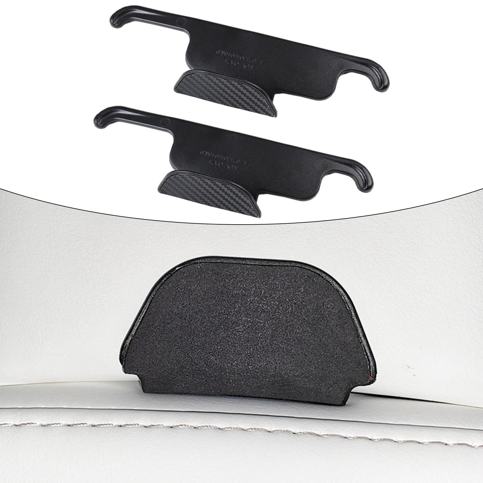 2Pcs Car Seat Headrest Hanger for Tesla Model 3 Model Y Replacement Easy to Install