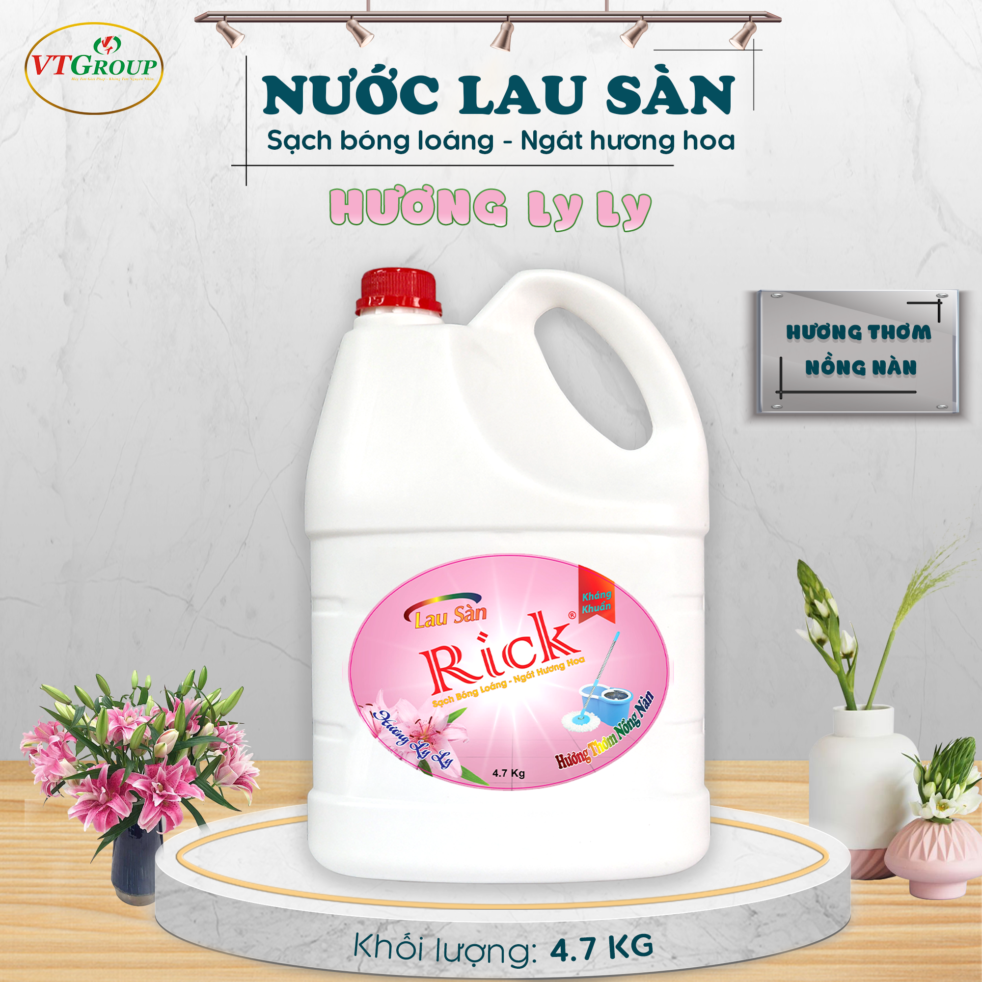 Nước lau sàn Rick 5L