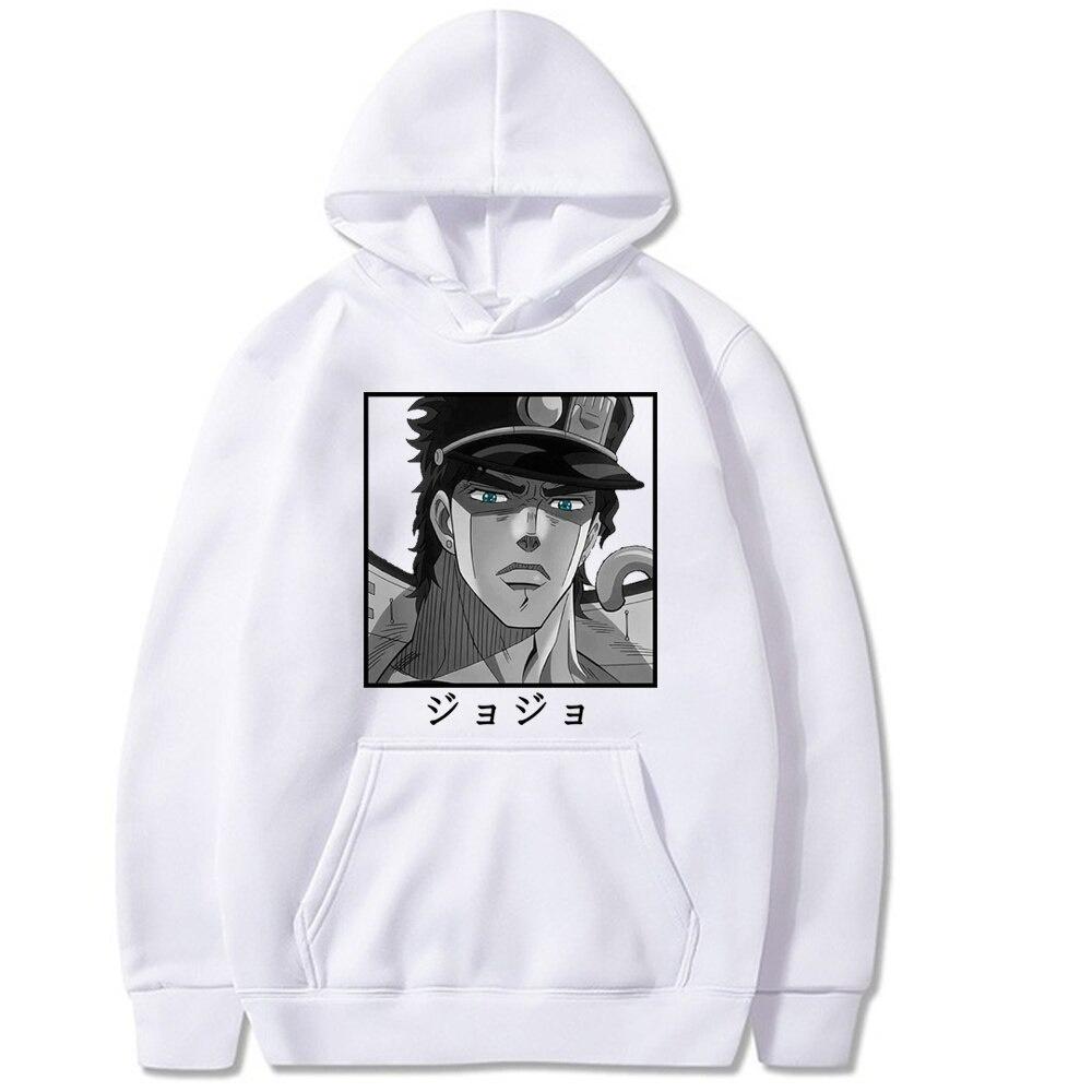 Áo Hoodie 2 màu Đen - Trắng Jotaro Kujou Joseph - Anime Jojo Bizarre Adventure Unisex AnimeWibuStore
