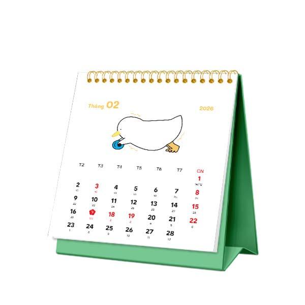 Lịch Bàn Mini - Duok Chill