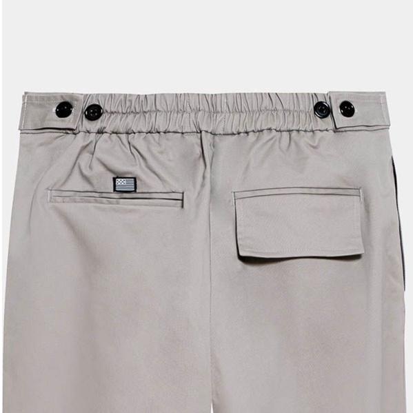 Quần âu nam SSSTUTTER vải khaki đứng form kèm chun lưng sau điều chỉnh BEHIND PANTS