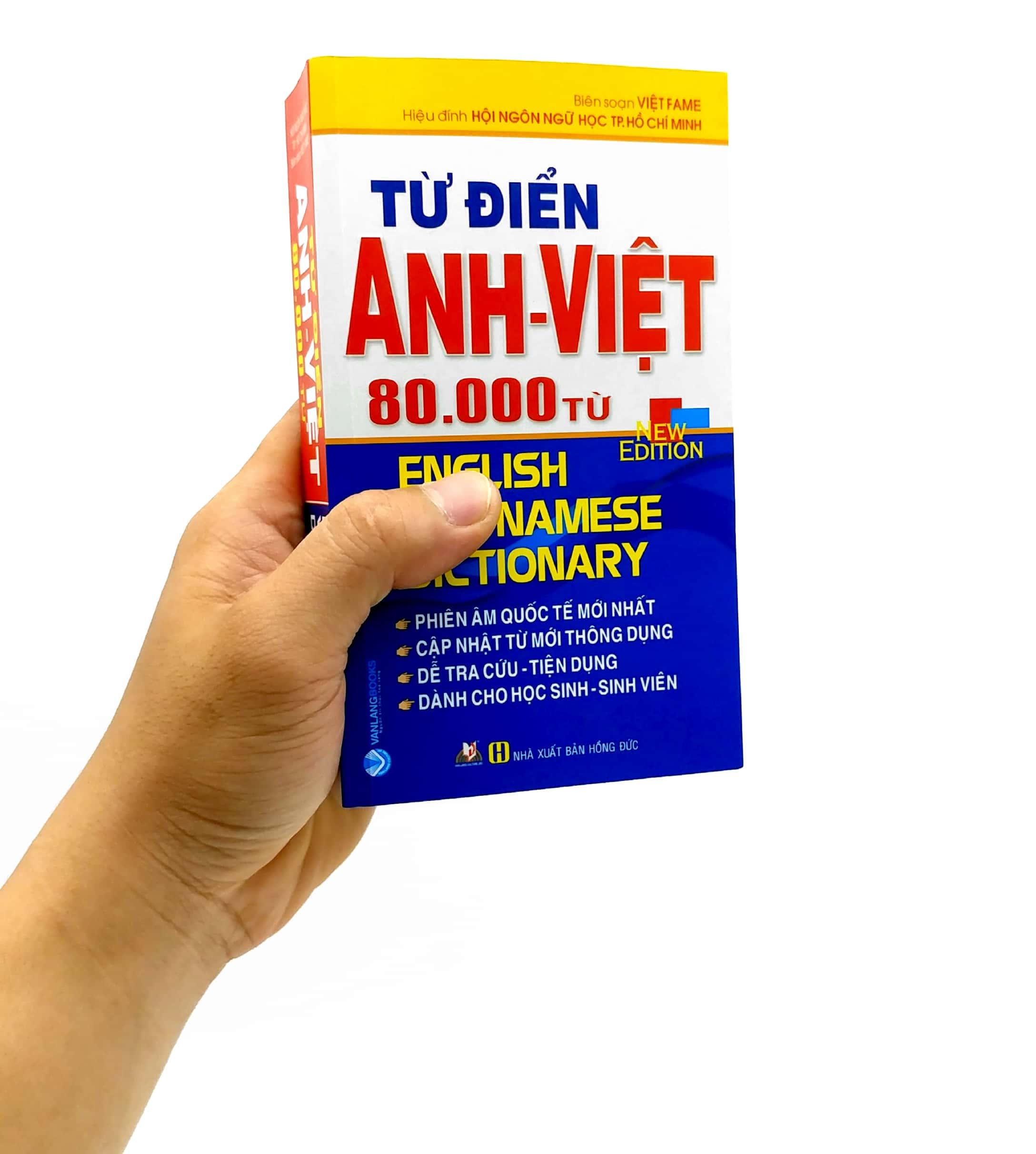 Từ Điển Anh - Việt 80.000 Từ (Tái Bản)