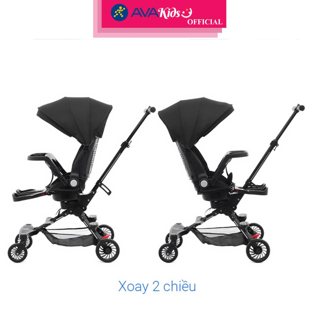 Xe đẩy 2 chiều gấp gọn Galena GA-ST01 (1 - 48 tháng) - Màu đen