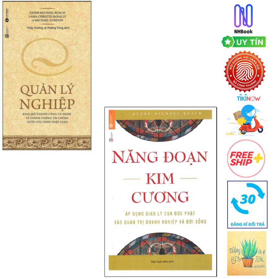 Combo Quản Lý Nghiệp (Tái Bản) + Năng Đoạn Kim Cương (Tái Bản 2018)