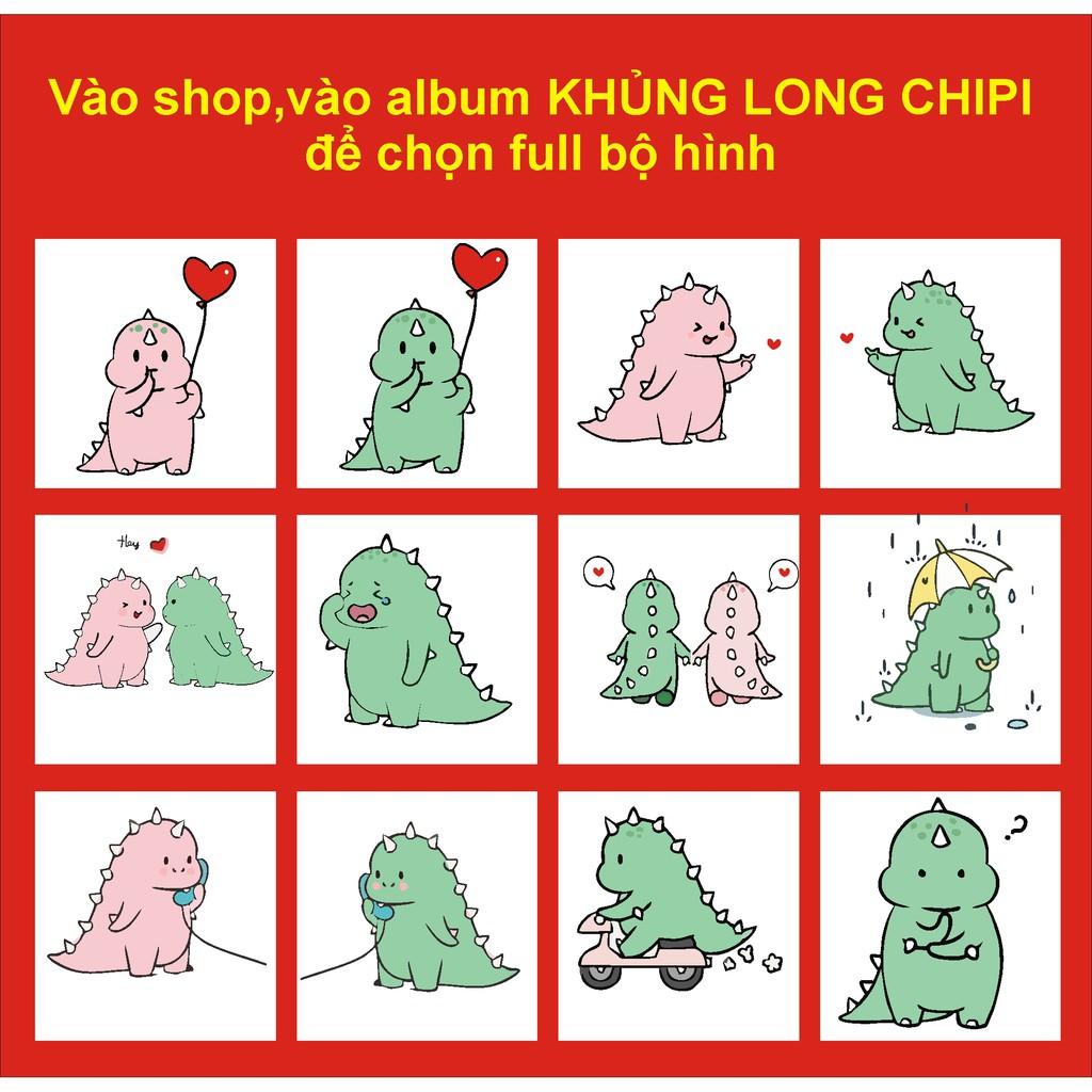 Áo Thun Khủng Long Chibi, Chất Đẹp, Bao Đổi Trả