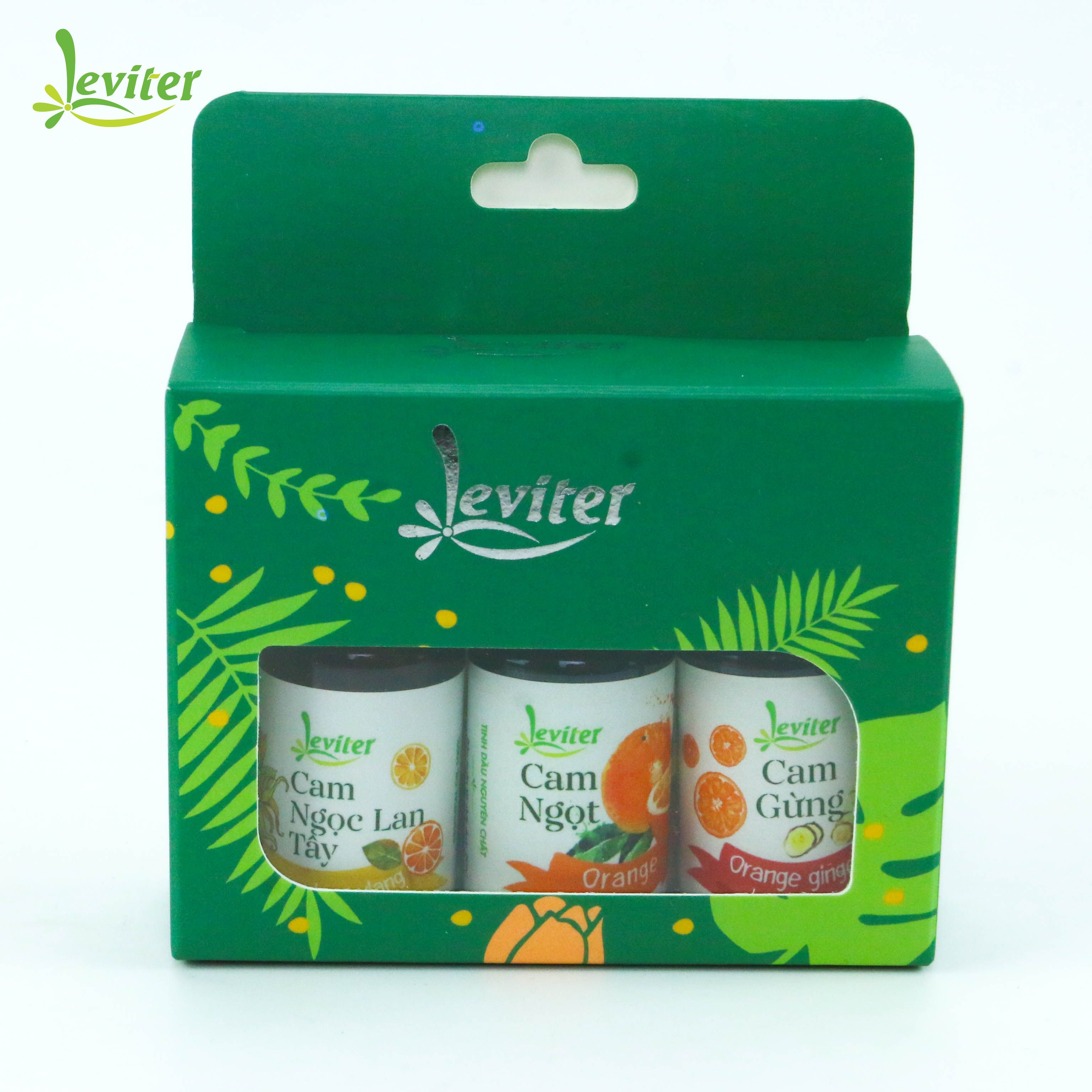 Combo 3 Chai Tinh Dầu Khử Mùi Leviter (10ml/chai)