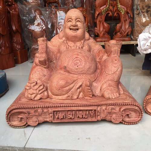 Tượng Phật Di Lặc Ngồi Xoài