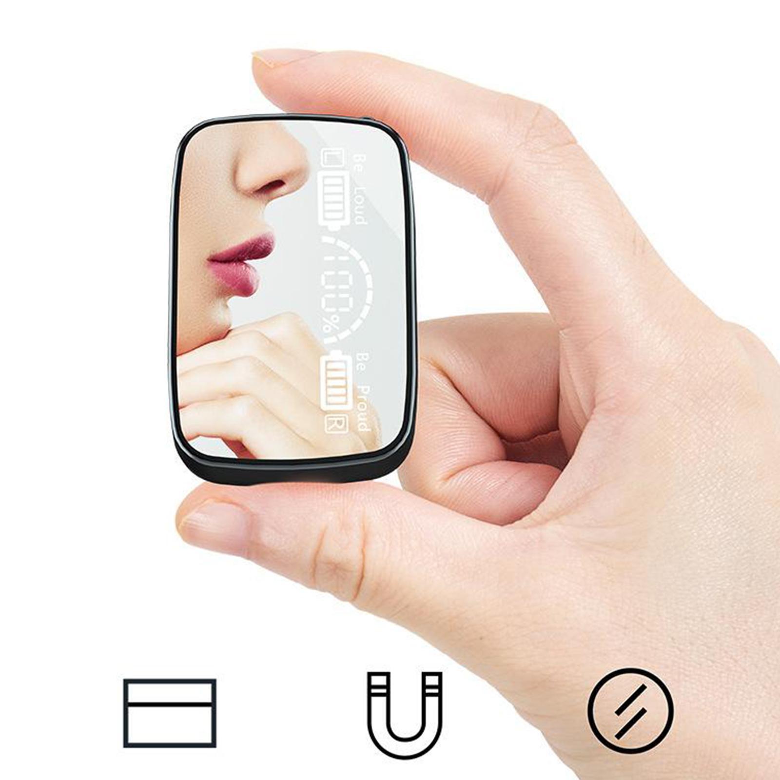 Stylish Invisible Wireless Earbuds Bluetooth5.1 Stereo HiFi LED Display M9