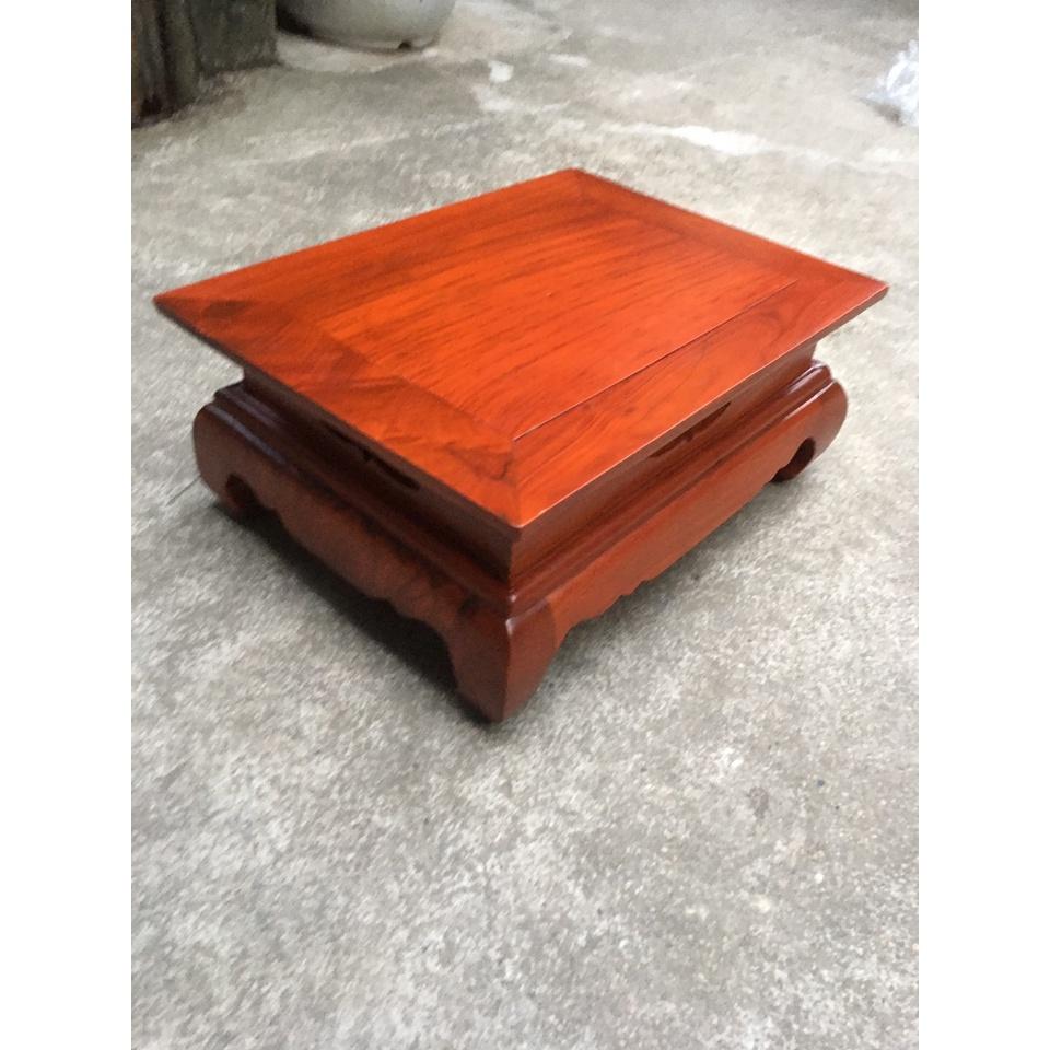 Kỷ chân quỳ 2 tầng kê tượng gỗ hương cao cấp
