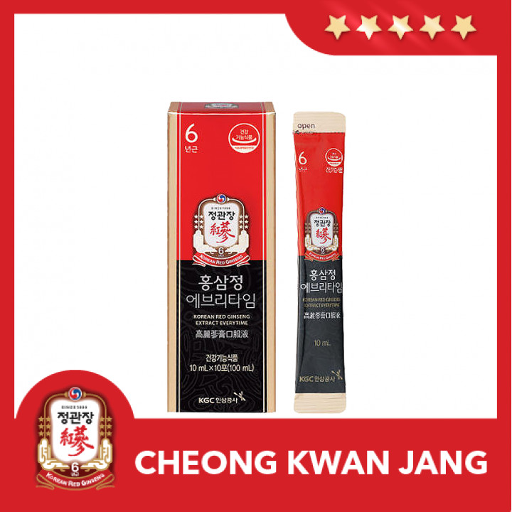 Tinh Chất Hồng Sâm Pha Sẵn KGC Cheong Kwan Jang EveryTime Original (10ml x 30 gói)