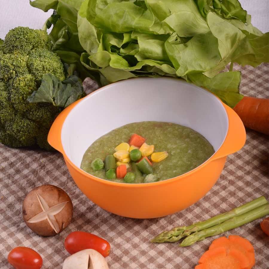 Combo 1 Tô & 1 Ly nhựa trẻ em Hàn Quốc - Màu Cam
