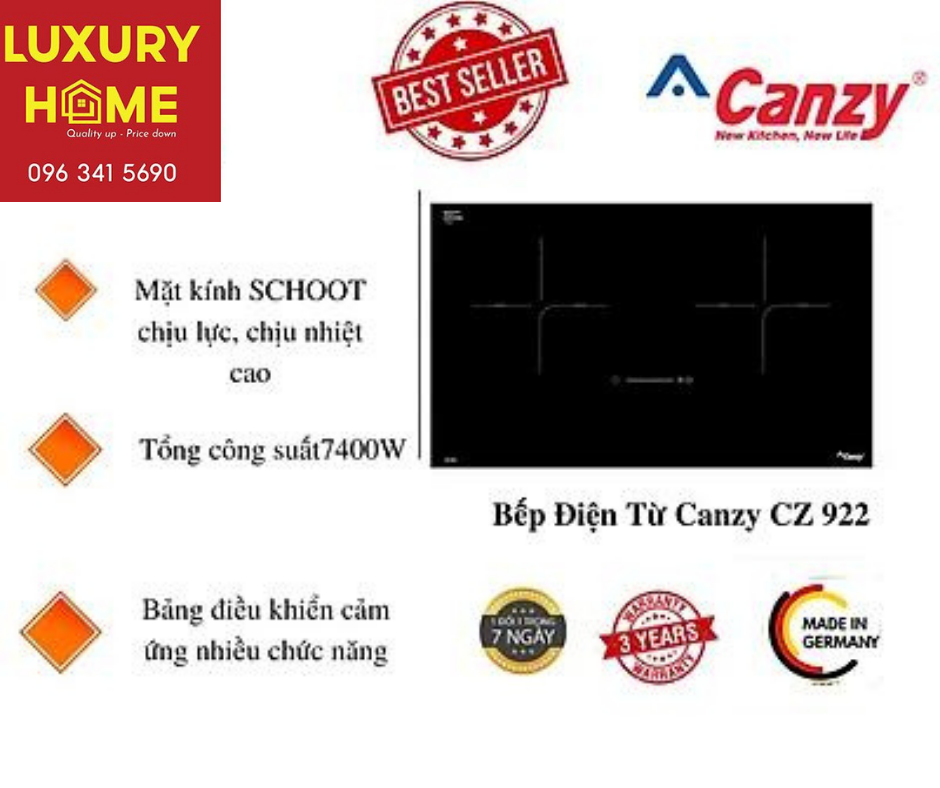 Bếp Điện Từ Canzy CZ 922 - Hàng Chính Hãng