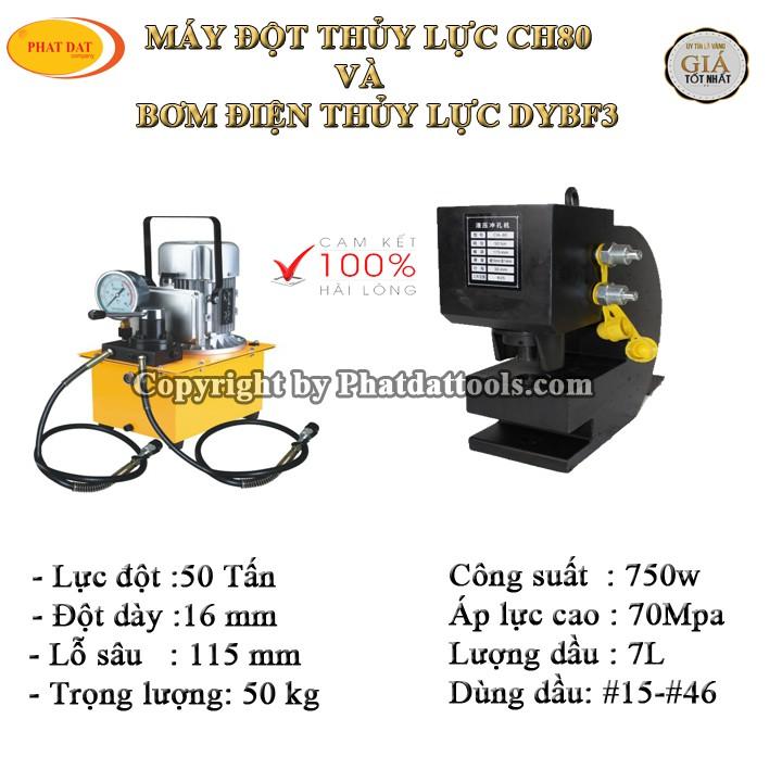 Máy đột lỗ thủy lực CH80