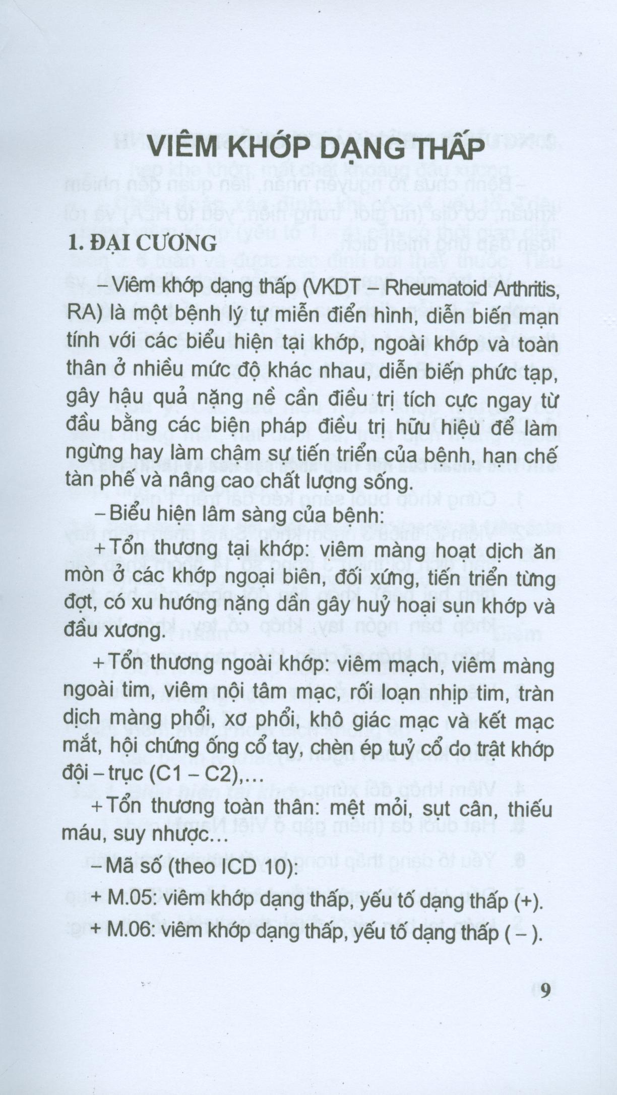 Phác Đồ Chẩn Đoán Và Điều Trị Các Bệnh Cơ Xương Khớp Thường Gặp