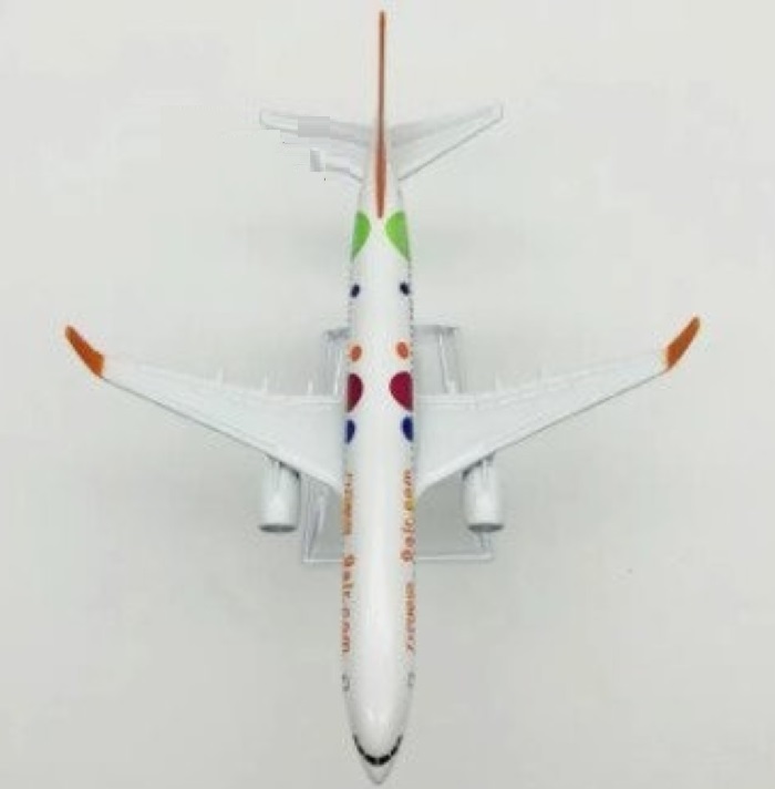 Mô hình máy bay tĩnh B737 9AIR 16cm
