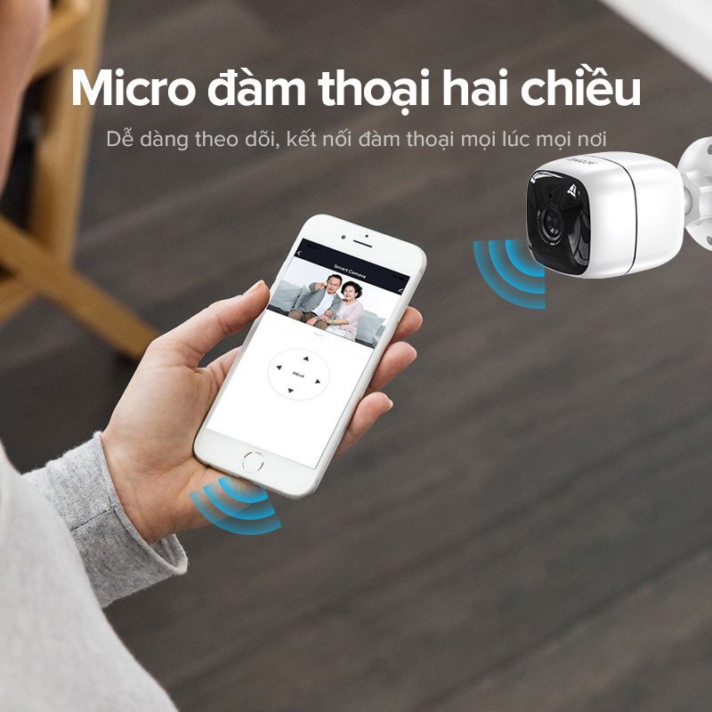 Camera IP Wifi Thông Minh Ngoài Trời ACOME APC04 - Độ Phân Giải 1080P - Hàng Chính Hãng